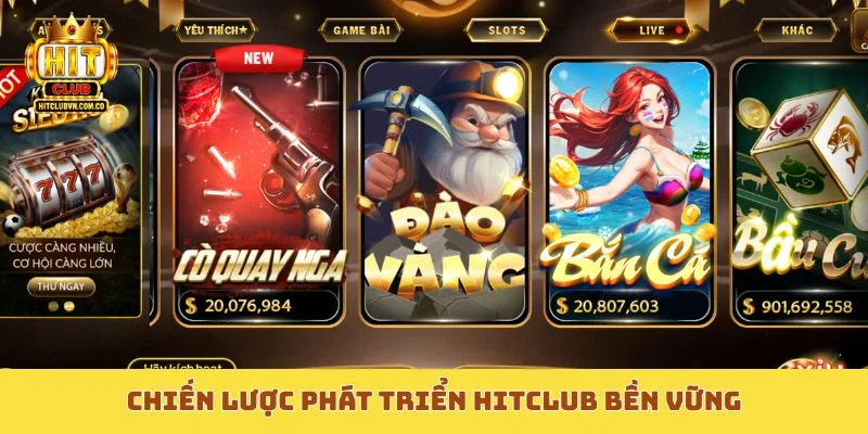 Chiến lược phát triển Hitclub bền vững