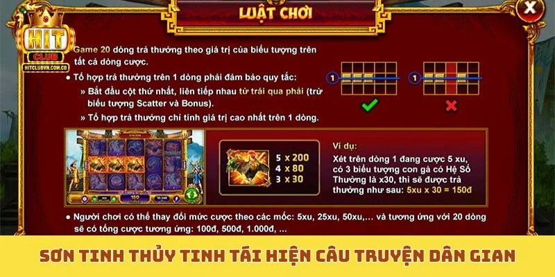 Sơn Tinh Thủy Tinh tái hiện câu truyện dân gian